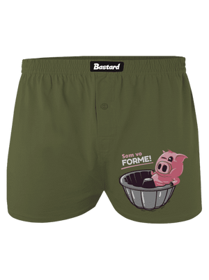 Vo forme pánske trenky Khaki