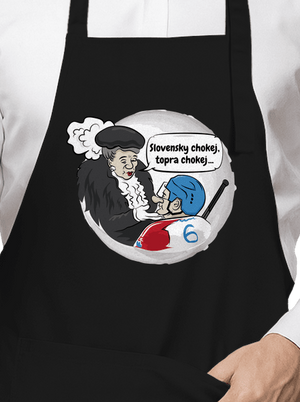 Slovenský hokej zástera Black