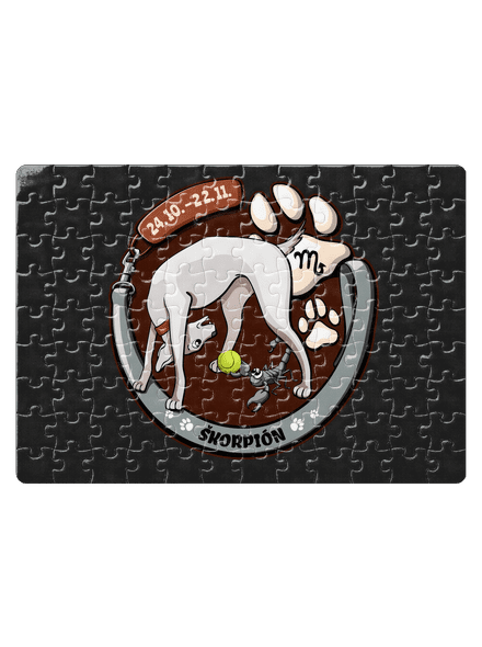 Psí horoskop: Škorpión puzzle White