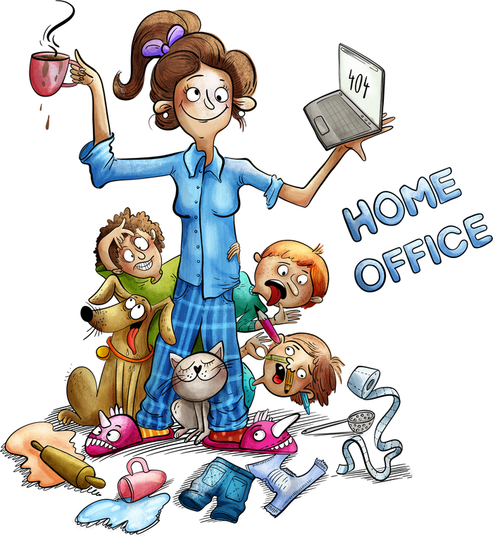 Mamičky home office