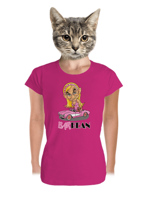Barbean dámske tričko prémium Magenta