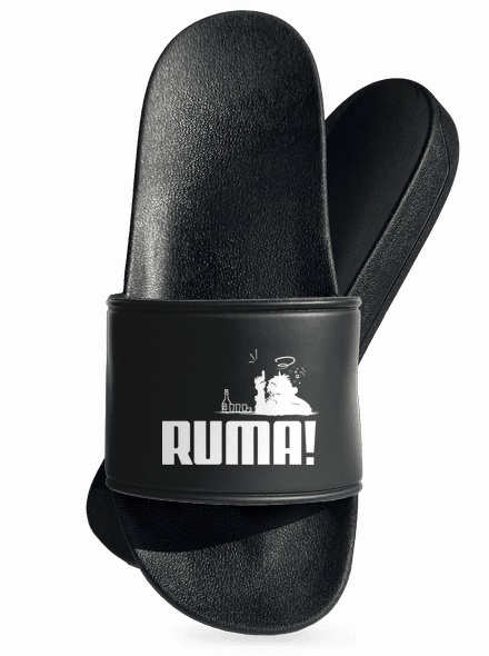 Ruma šľapky Black