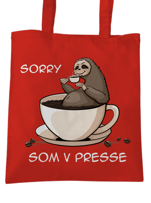 V presse taška Bright Red