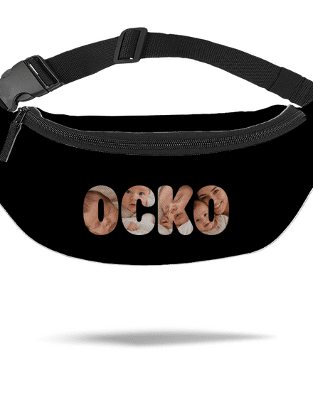Nápis ocko z vlastných fotiek ľadvinka Black