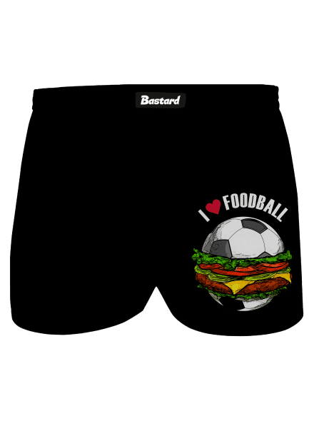 Foodball pánske trenky Black
