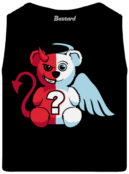 Anjel vs. diabol pánske tielko Black