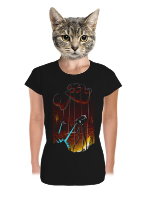 In Gods Hands dámske tričko prémium Black