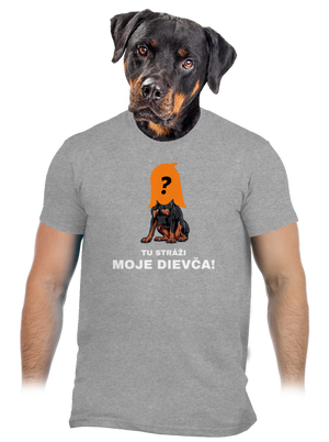 Tu strážim ja pánske tričko Sport Grey
