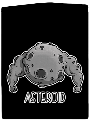 Asteroid dámska mikina na zips Black