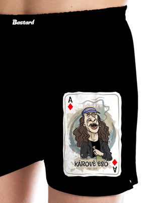 Kárové eso pánske trenky Black