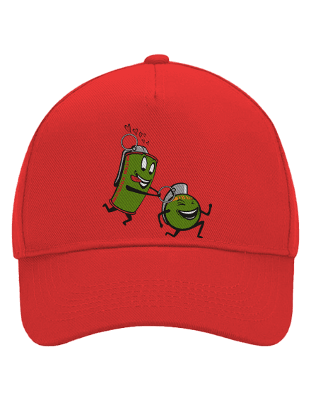 Boom of love šiltovka baseballka Classic Red
