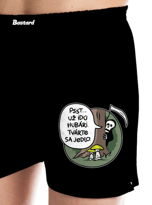 Muchotrávky zelené pánske trenky Black