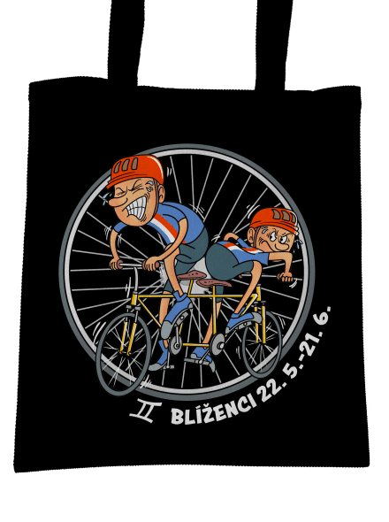 Cyklistický horoskop: Blíženci taška Black