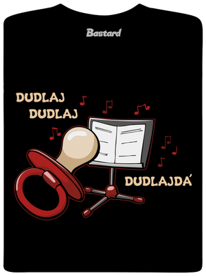 Dudlajdá pánske tričko Black