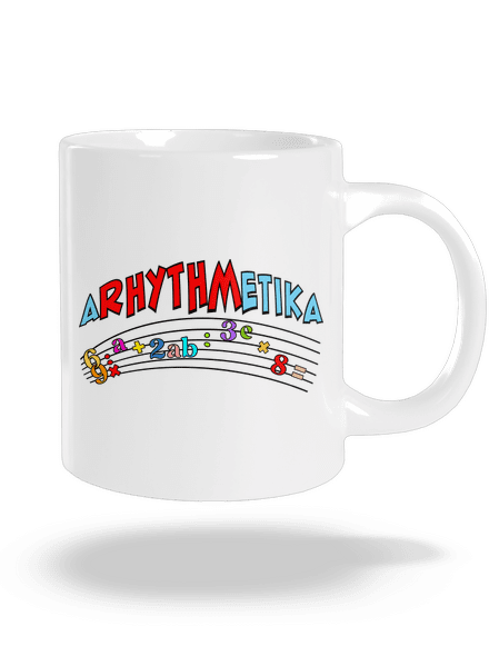 Arhythmetika veľký hrnček White