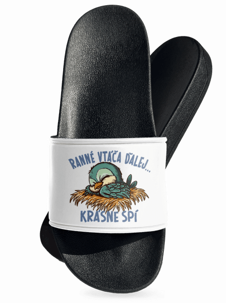 Ranné vtáča spí šľapky White
