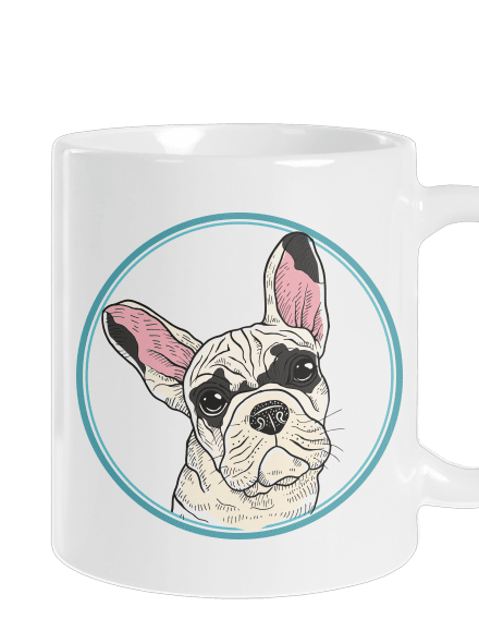 Buldoček klasický hrnček White