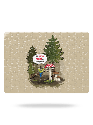 Bacha hubár puzzle White