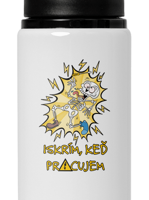 Iskrím flaša na vodu White