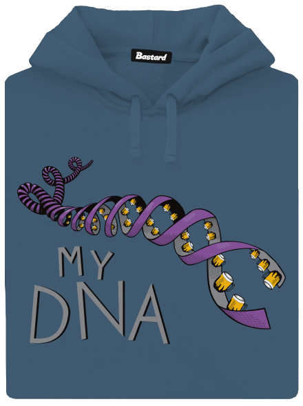 My DNA dámska mikina klokanka Denim