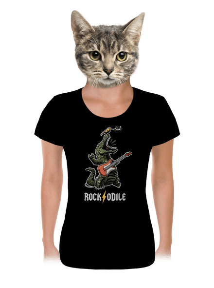 Rockodile dámske tričko Black