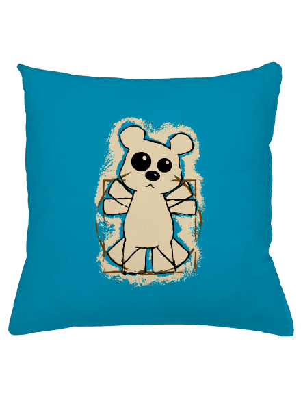 Da Vinci Teddy vankúš Blue Turquoise
