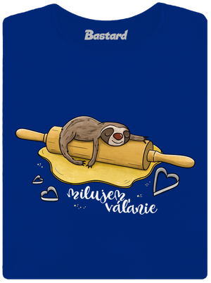 Milujem váľanie dámske tričko s lemom Royal Blue Mal