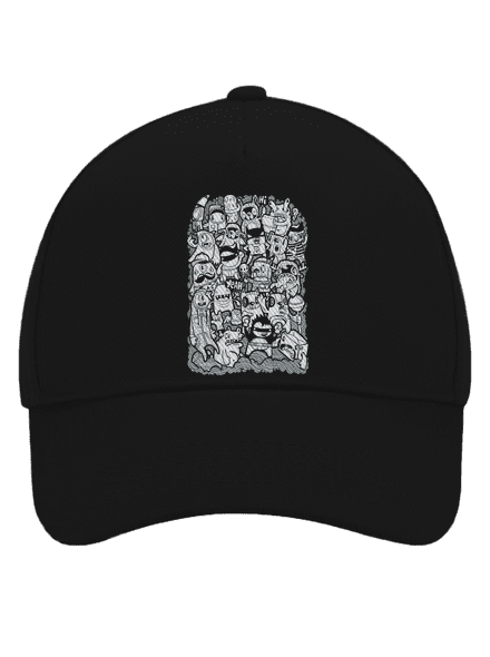 Doodle šiltovka baseballka Black