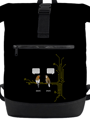 Beep and Peep batoh Black