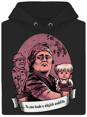 B14: Slavnosti sněženek unisex mikina premium Dark Black