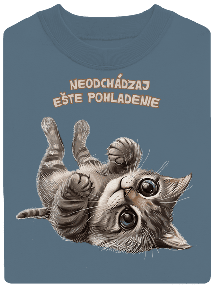 Ešte pohladenie unisex mikina bez kapucne Nordic Blue