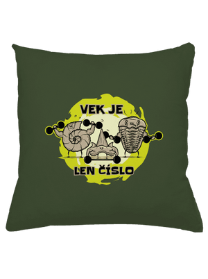 Vek je len číslo vankúš Olive Green