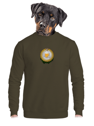 unisex mikina bez kapucne