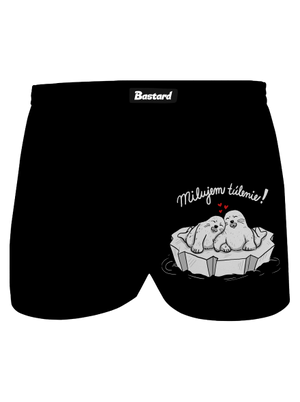 Milujem túlenie pánske trenky Black