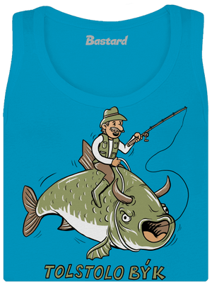 Tolstolobýk dámske tielko klasické Blue Atol