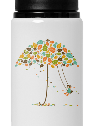 Radosť z jesene flaša na vodu White