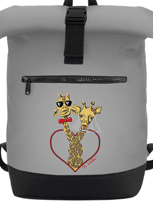 Žirafy vo zväzku batoh Grey Marl