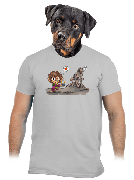 Zamilovaný Frodo pánske tričko Pacific Grey