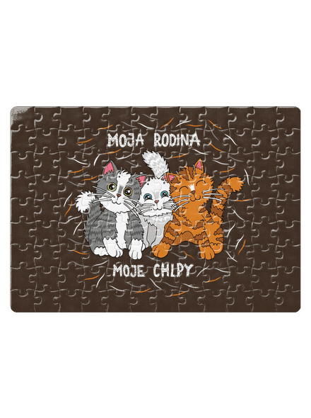 Moja rodina puzzle White