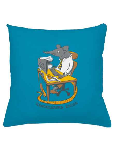 Kancelárska krysa vankúš Blue Turquoise
