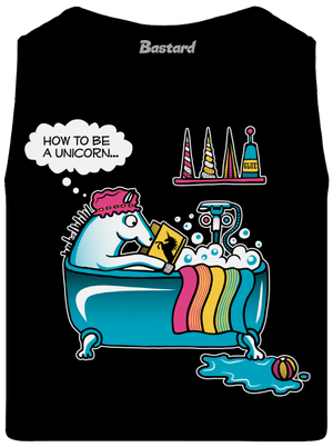 Ako sa stať jednorožcom pánske tielko Black