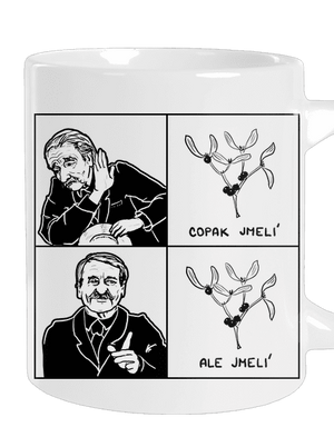 Cimrman: Copak jmelí veľký hrnček White