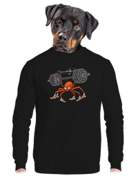 unisex mikina bez kapucne