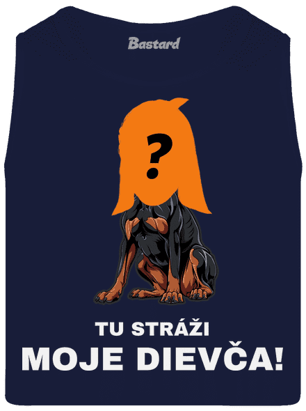 Tu strážim ja pánske tielko French Navy