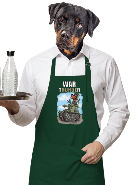 War Hunde zástera Bottle Green
