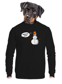 unisex mikina bez kapucne