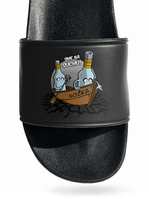 Na suchu šľapky Black