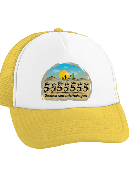 Sedem nedostatočných šiltovka truckerka Sunflower cap
