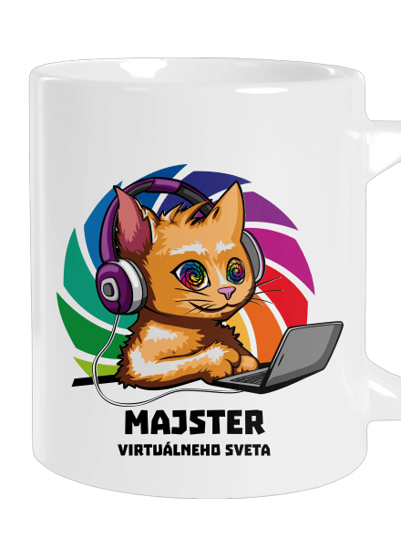 Majster virtuálneho sveta veľký hrnček White