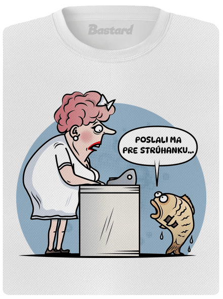 Strúhanka dámske športové tričko White